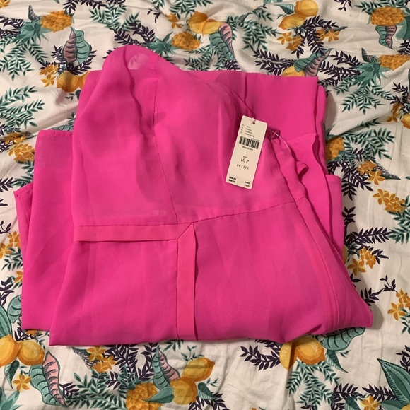 ✨ Anthropologie Sheer Paneled Midi Dress Sz 10P - Picture 6 of 6